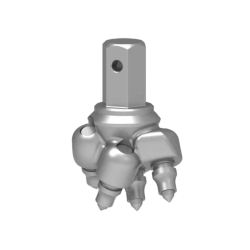 Pilot Drill Head, Hard Rock W4 - Thumbnail