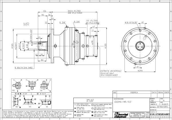Used Brevini Planetary Gear Reducer (2010 Model)