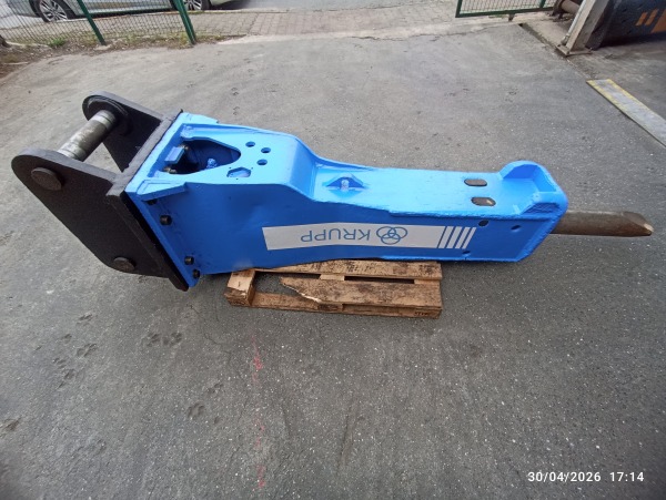 Used Krupp HM1500 Hydraulic Breaker (2010 Model)